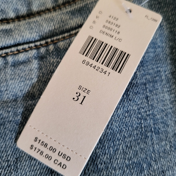 Anthropologie Pilcro The Icon Laceup Jeans Size 31 NWT - Picture 10 of 13